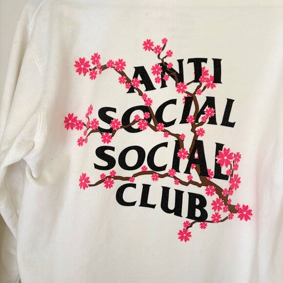 Anti Social Social Club ‘Cherry Blossom’ Sweatshirt _S - Picture 3 of 5